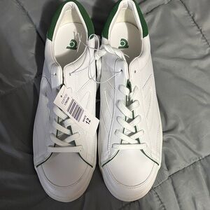 Classic White and Green Men's Tretorn Sneakers size 12